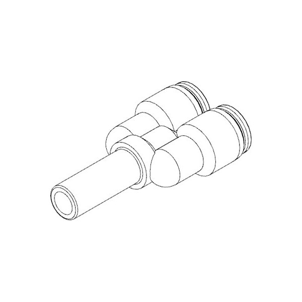 Push-In Y-Connector QSY-10H-8-B